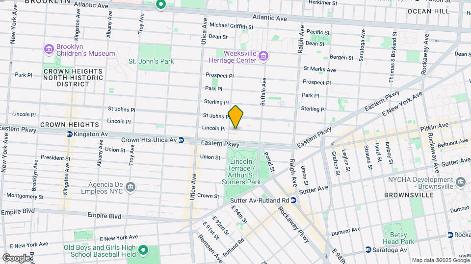 1474 Lincoln Pl Mapa y Detalles de la Ubicación