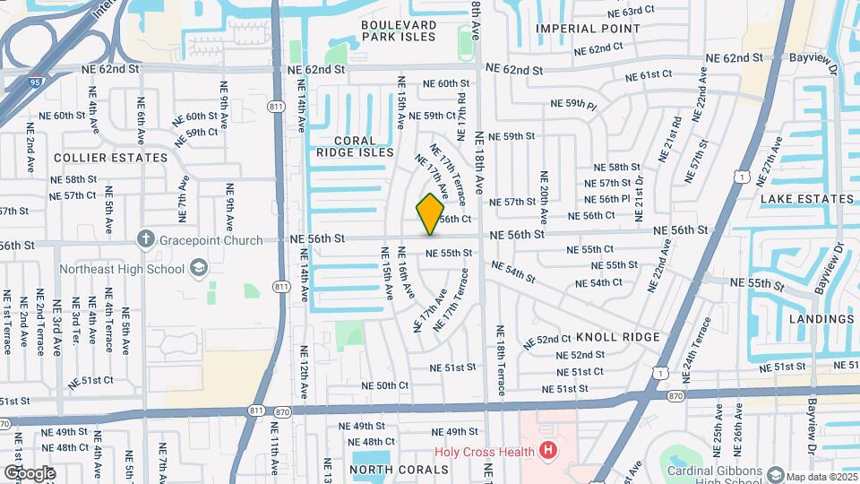 1650 Ne 56th St Map and Location Details