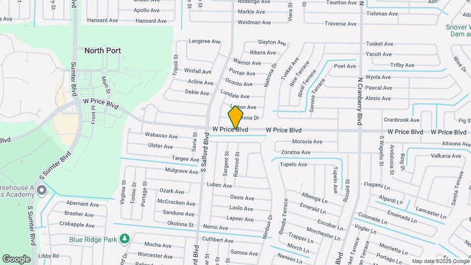 3765 W Price Blvd Mapa y Detalles de la Ubicación