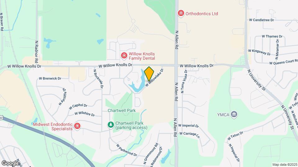 2720 W Willowlake Dr Map and Location Details