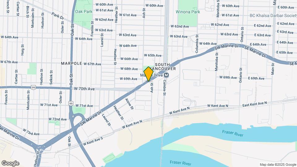 600 Block Marine Dr SW Map and Location Details