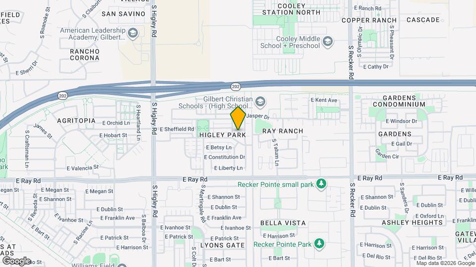 1423 S Moccasin Trail Map and Location Details