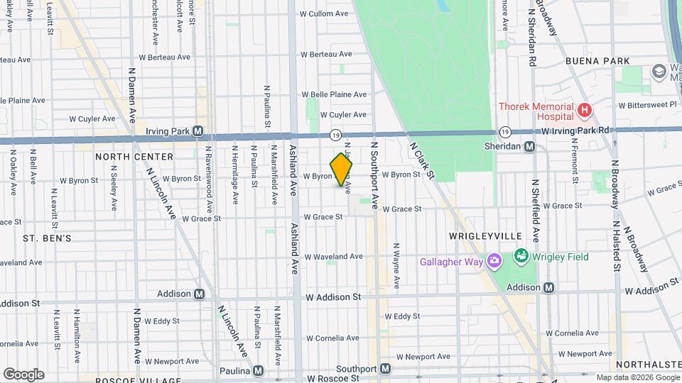 3836 N Janssen Ave Map and Location Details