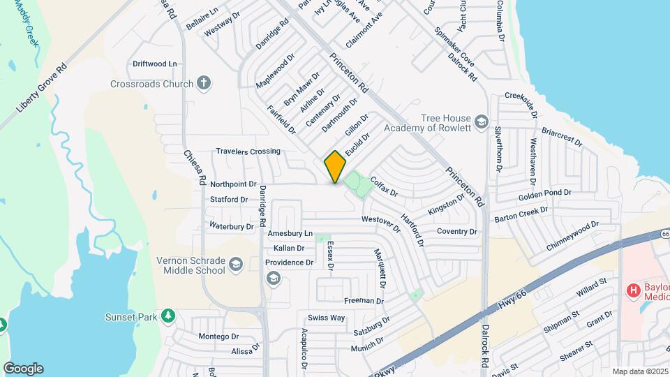 7618 Northpoint Dr Map and Location Details
