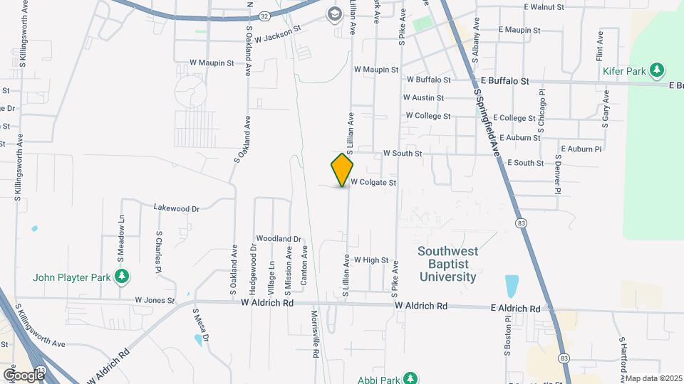 1205 S Lillian Ave Map and Location Details