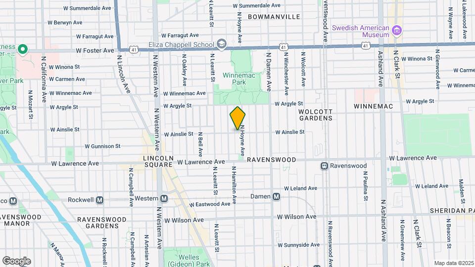 2111 W Ainslie St Map and Location Details