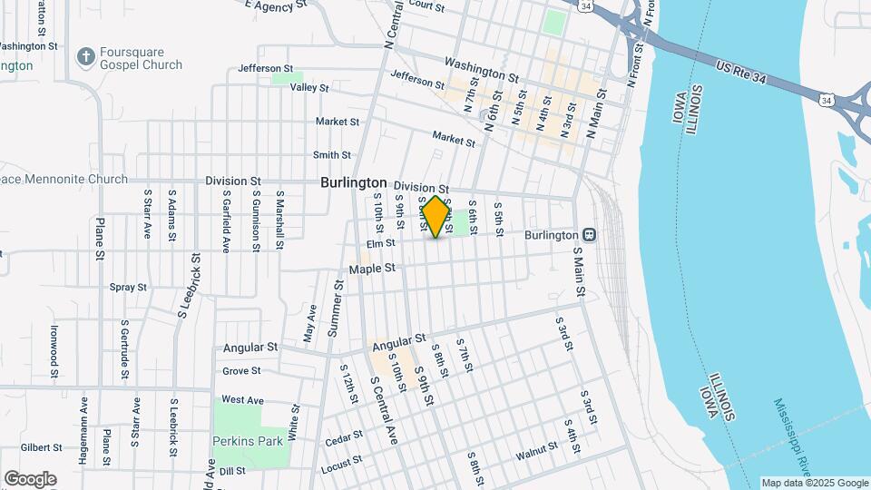 715 Elm St Map and Location Details