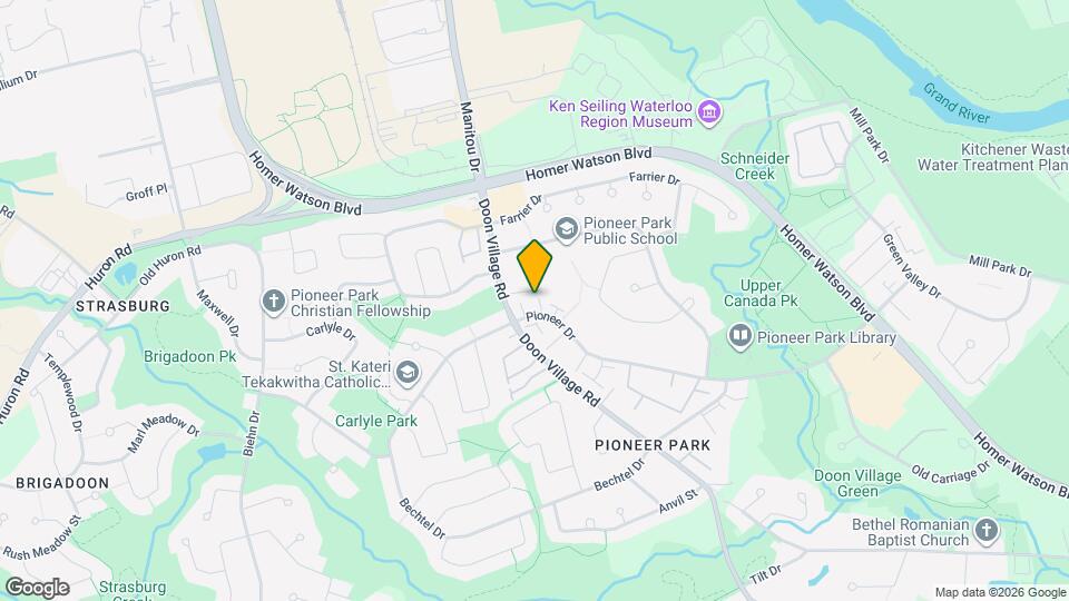 430 Pioneer Dr Map and Location Details