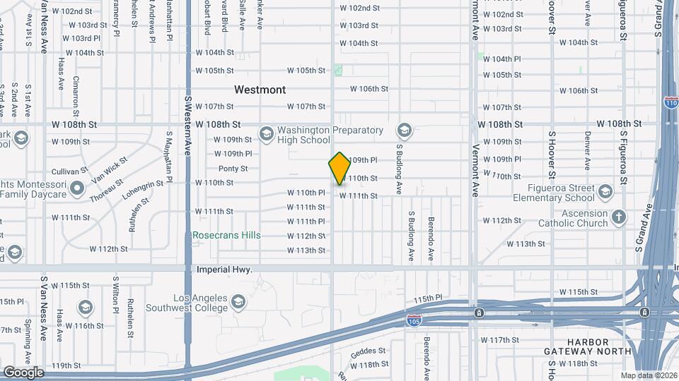 11100 Normandie Ave, Unit 0703 Map and Location Details