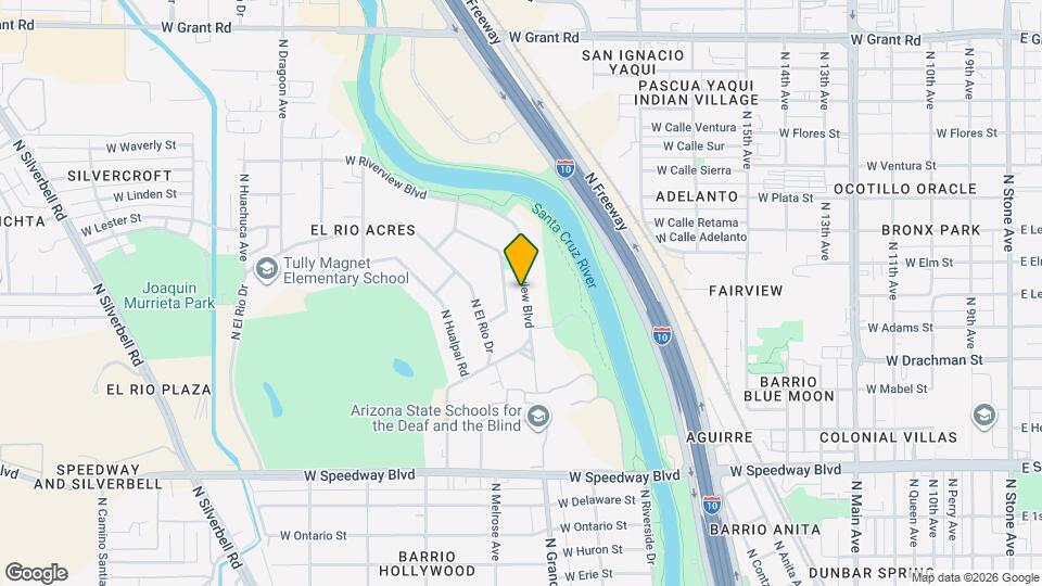 1501 N Riverview Blvd Map and Location Details