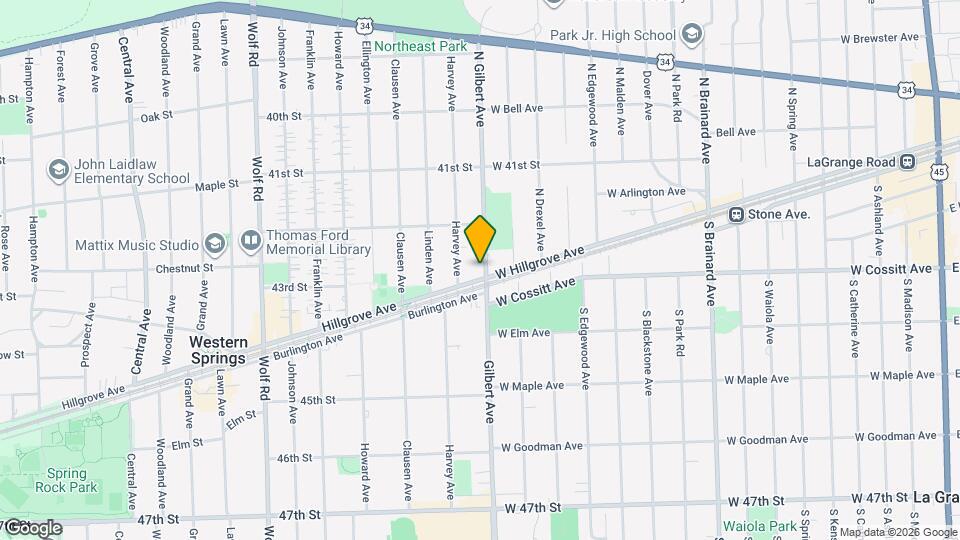 4240 Gilbert Ave Map and Location Details