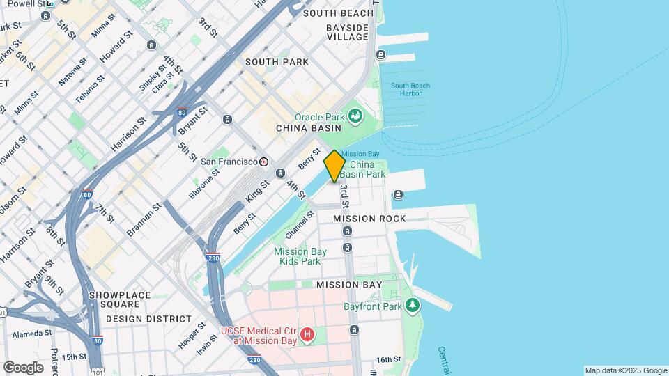 One Mission Bay Mapa y Detalles de la Ubicación