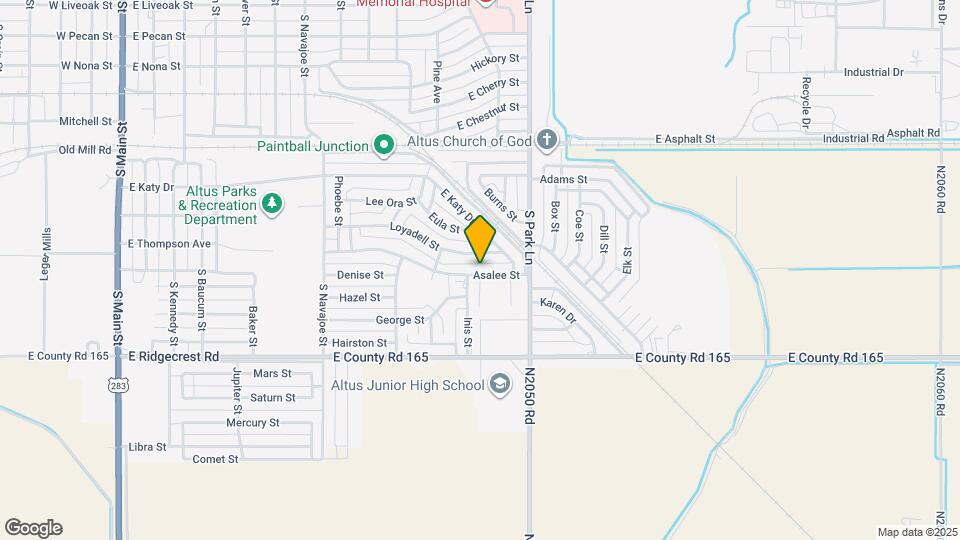 1115 Asalee St Map and Location Details