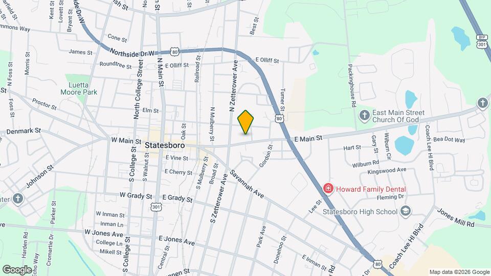 213 E Main St Map and Location Details