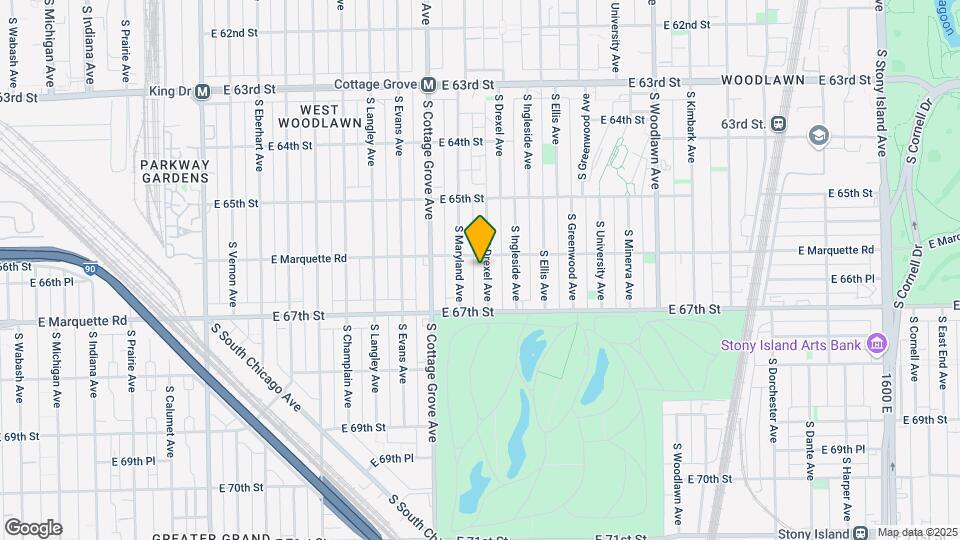 6612 S Drexel Ave Map and Location Details