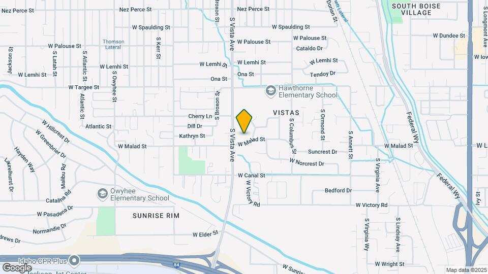 Furnished Studio-Boise - Airport Map and Location Details