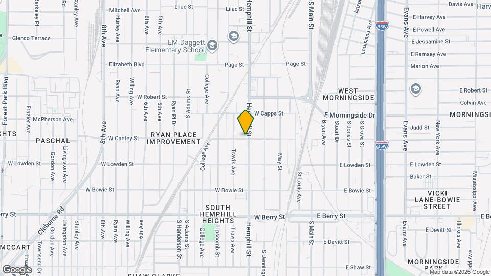 712 W Cantey St Map and Location Details