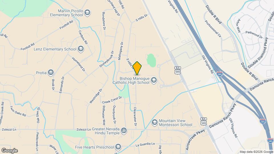 13415 S Hills Dr Map and Location Details