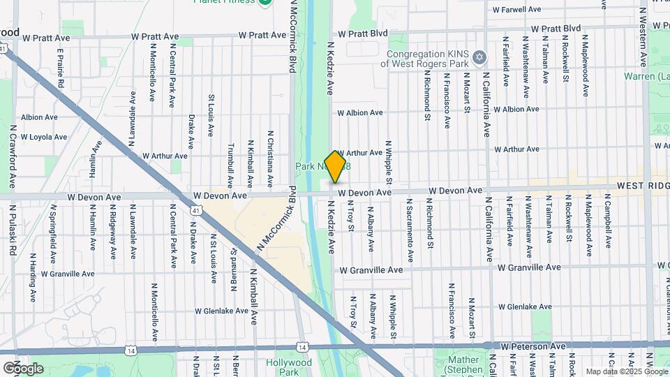 3152 W Devon Ave Map and Location Details