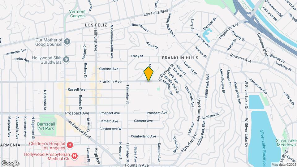 4114-4124 Franklin Ave Map and Location Details