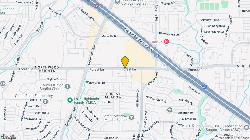 9254 Forest Ln Map and Location Details