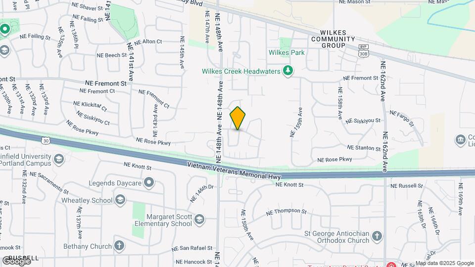 14912 NE Rose Pkwy Map and Location Details