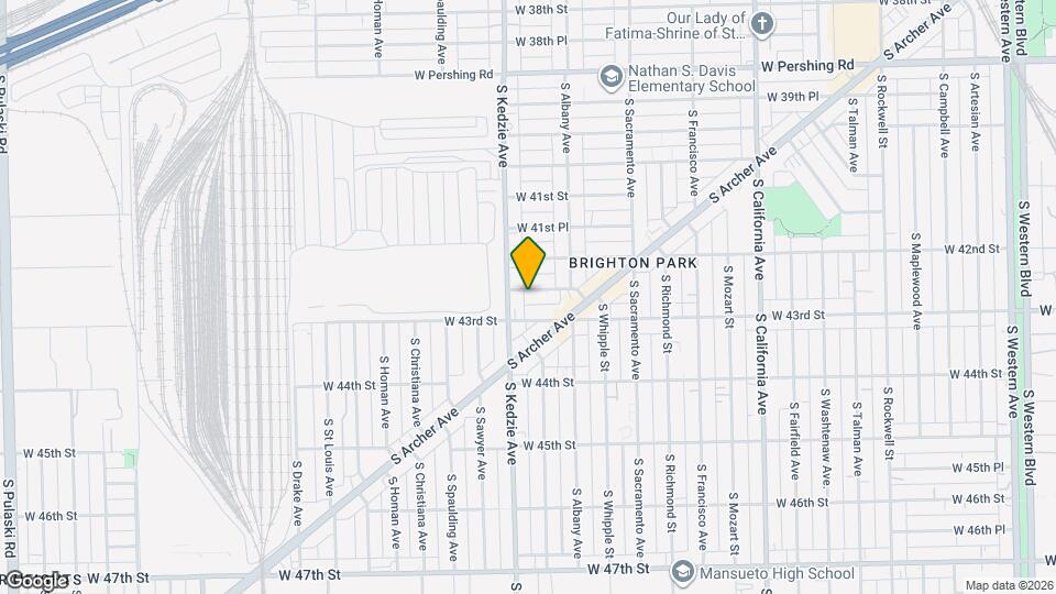 3149 W 42nd Pl, Unit 1 Mapa y Detalles de la Ubicación