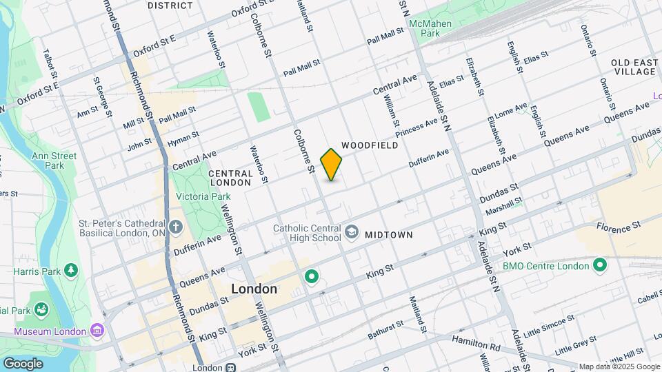 414 Dufferin Av Map and Location Details