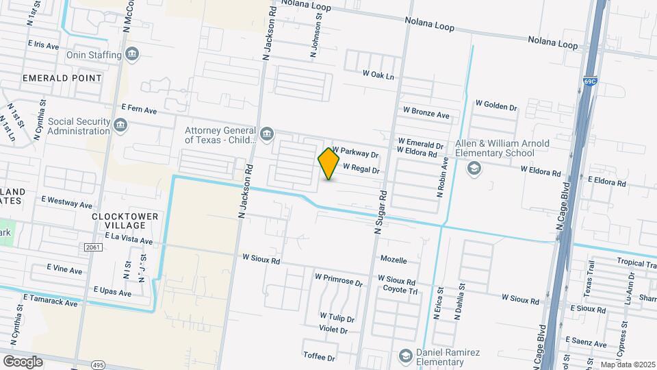1503 W Heritage Dr Map and Location Details