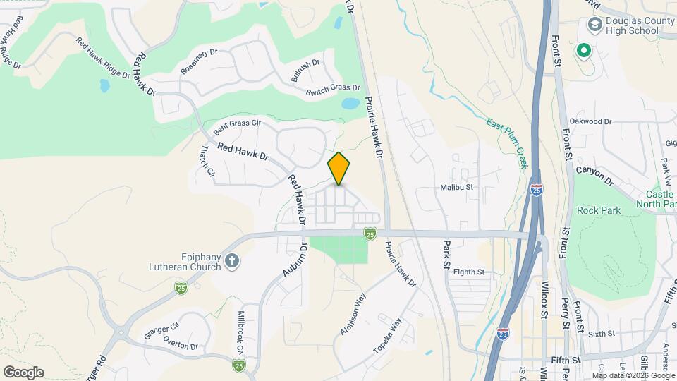 1494 Red Cliff Way Map and Location Details