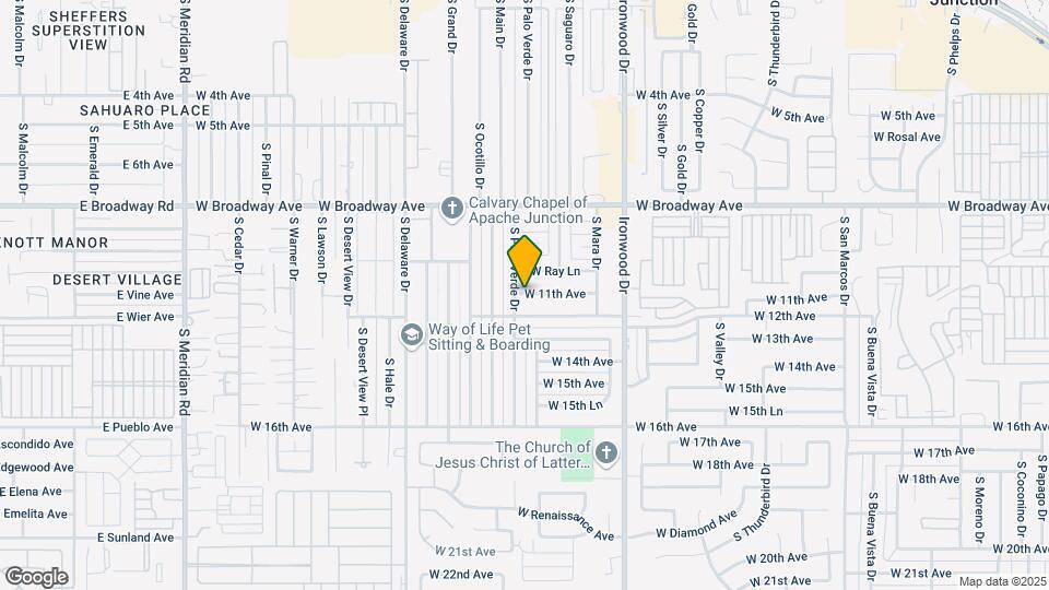 2037 W Shelly Ave Map and Location Details