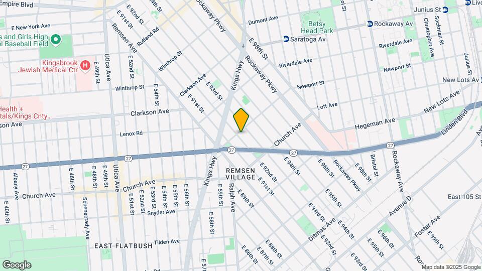 455 E 92nd St Map and Location Details