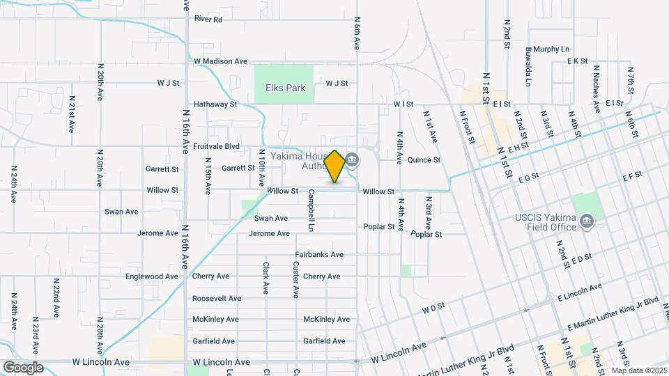 1113 Willow St Map and Location Details