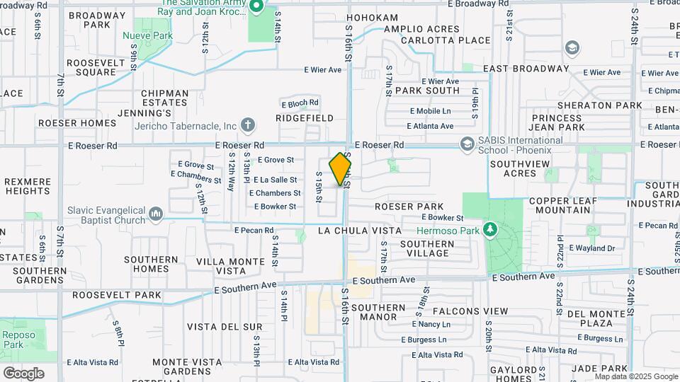 5409 S 15th Way Map and Location Details