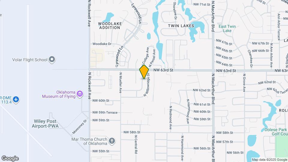 6216 N College St Map and Location Details