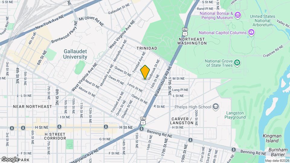 1350 Queen St NE Mapa y Detalles de la Ubicación