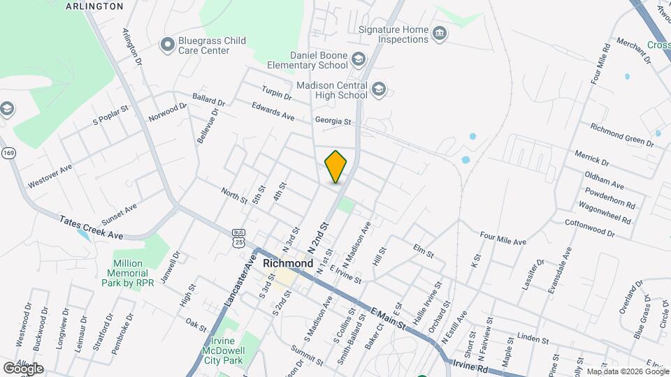 201 Moberly Ave Map and Location Details