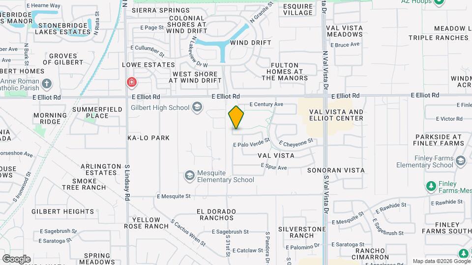 1240 E Sierra Madre Ave Map and Location Details