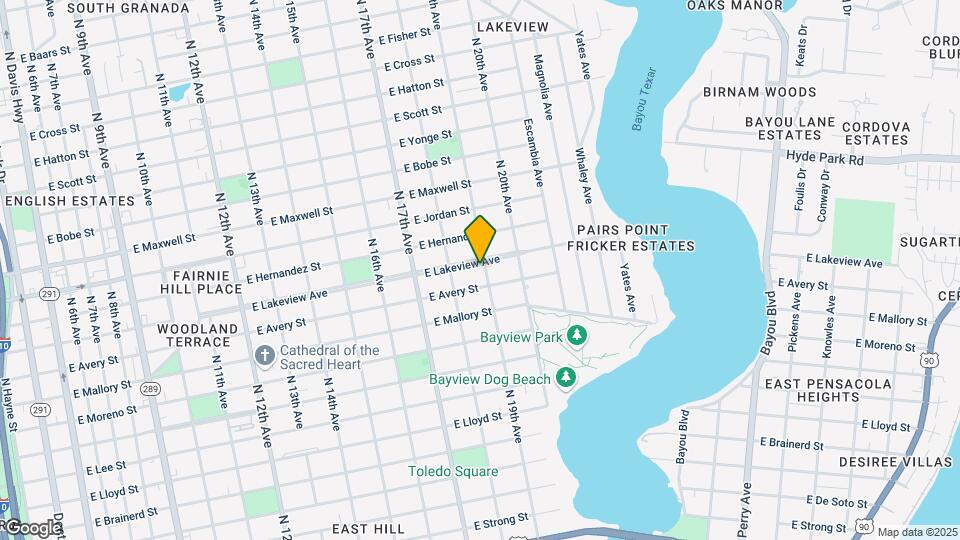 1821 Lakeview Ave Mapa y Detalles de la Ubicación