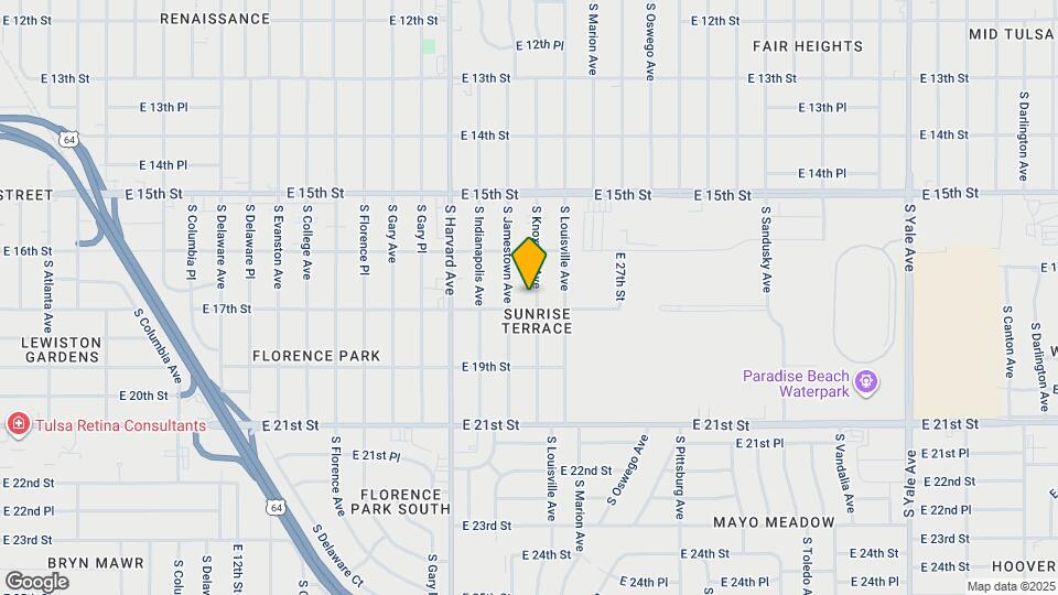 1644 S Knoxville Ave Mapa y Detalles de la Ubicación
