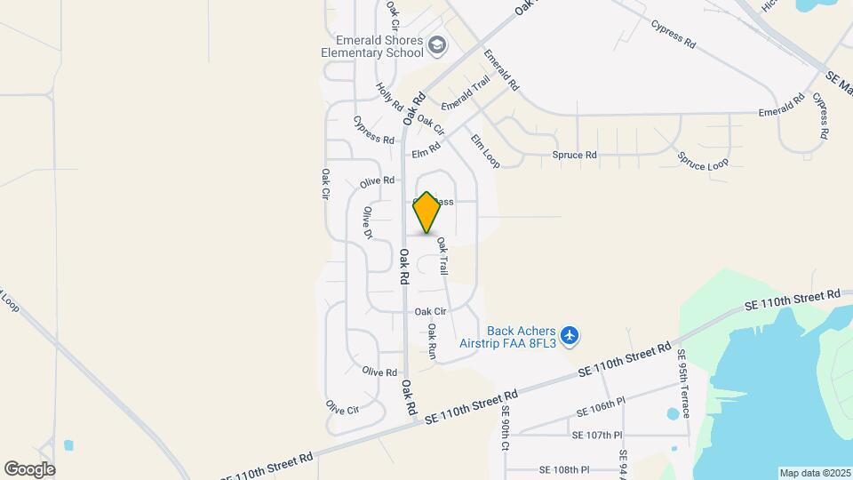 8 Oak Trail Map and Location Details