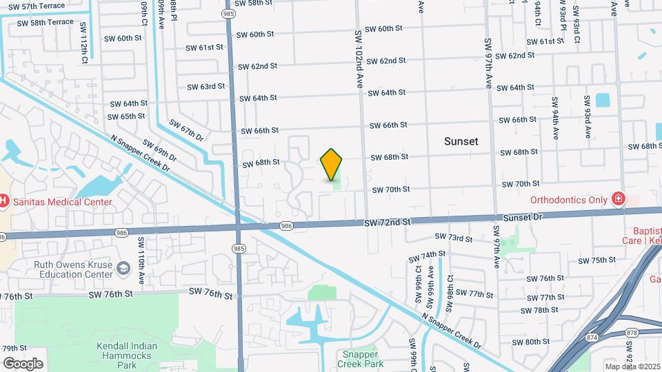 10305 SW 70th St Map and Location Details