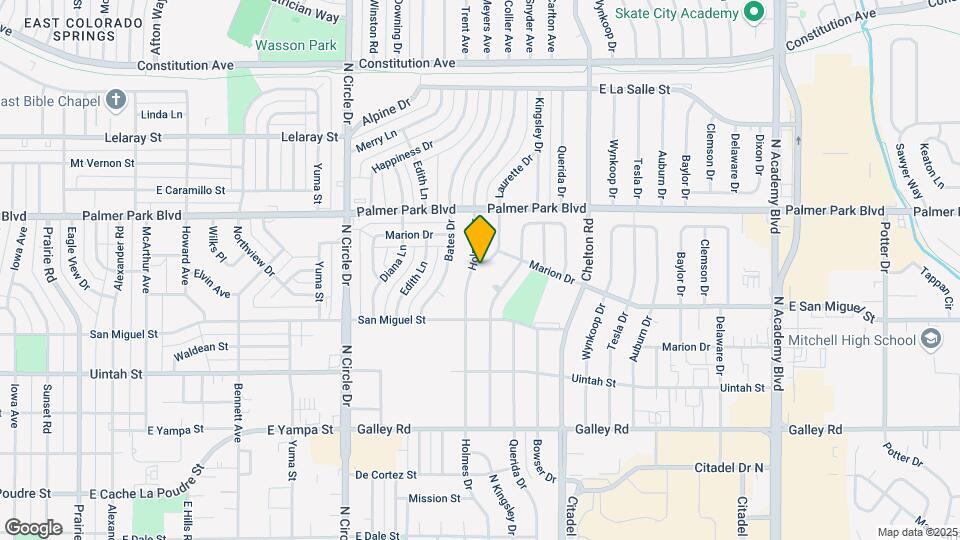 1333 Holmes Dr Map and Location Details