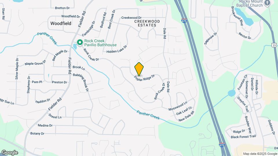3326 Poplar Ridge Dr Map and Location Details
