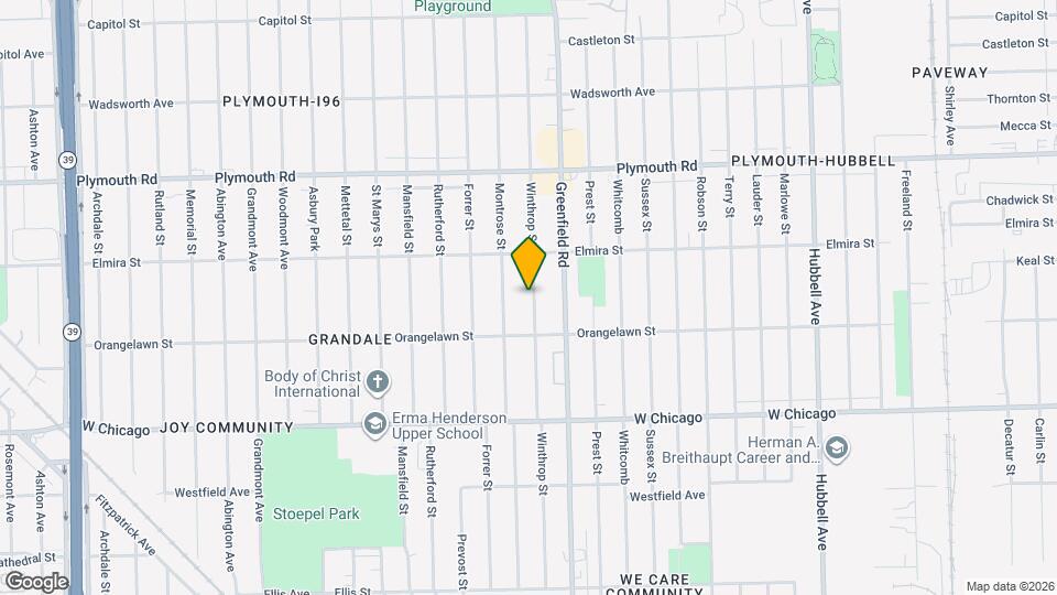 9973 Winthrop St Map and Location Details