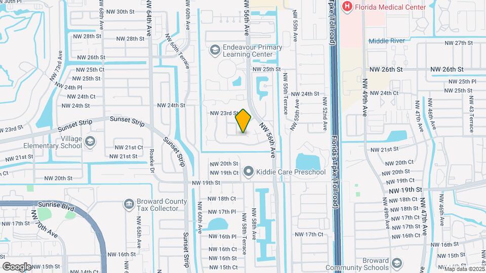 5814 NW 22nd St Map and Location Details