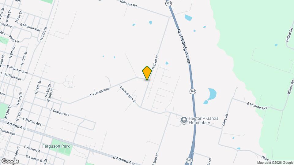 1110 N 42nd St Map and Location Details