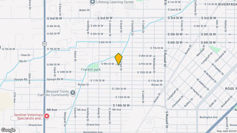 1919 S 9th St W Map and Location Details