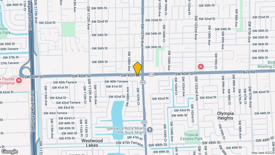 10730 SW 40th St Map and Location Details