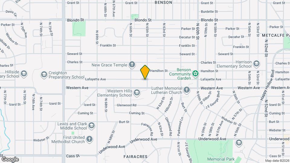 6505 Lafayette Ave Map and Location Details